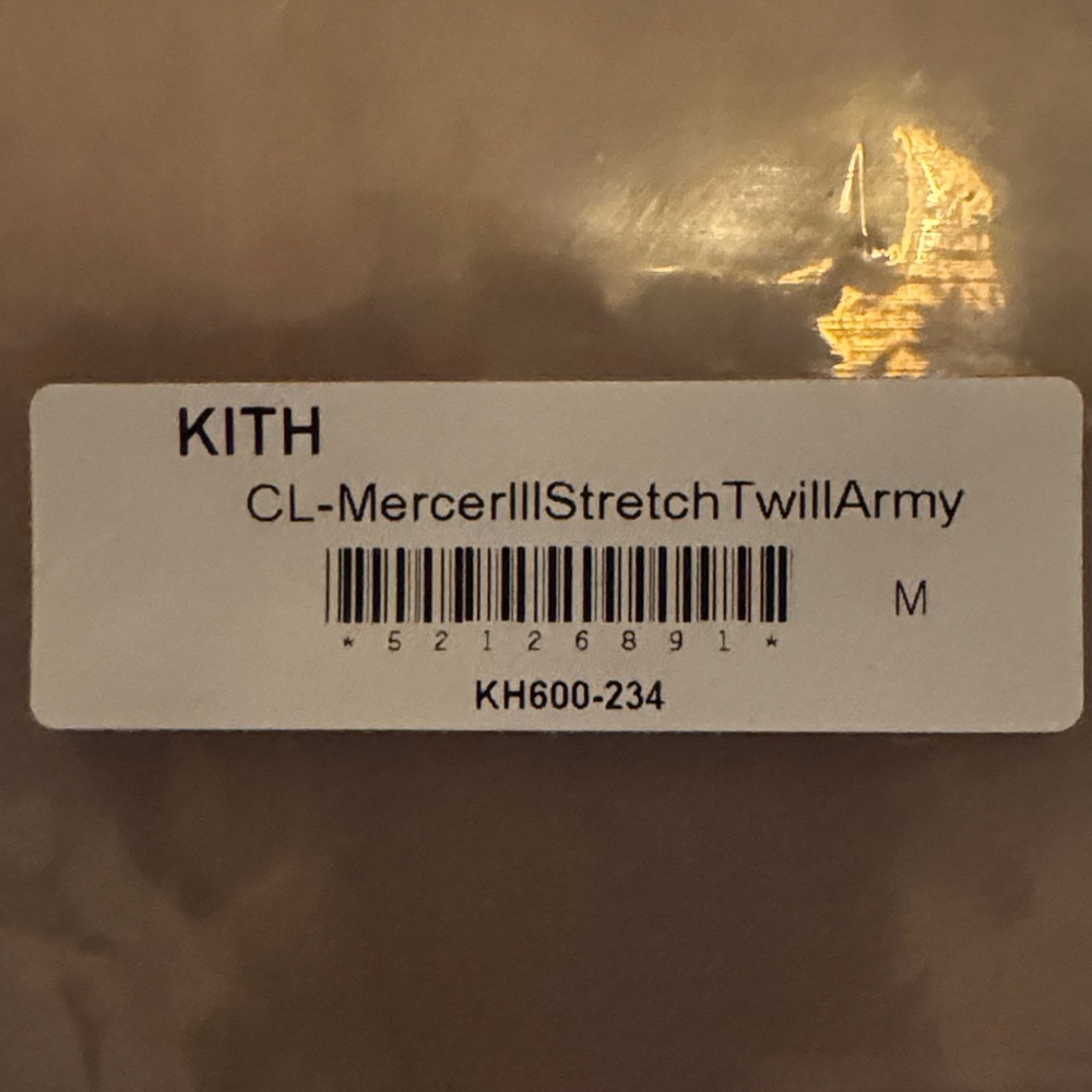 Kith Mercer Stretch Twill Jogger Army Green - Picture 4 of 4